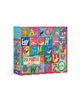 eeBoo Animal ABC Big Jigsaw Puzzle - 20 Piece