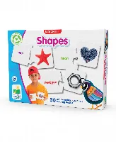 The Learning Journey Match It - Set of 30 Self-Correcting Shapes Matching Puzzle