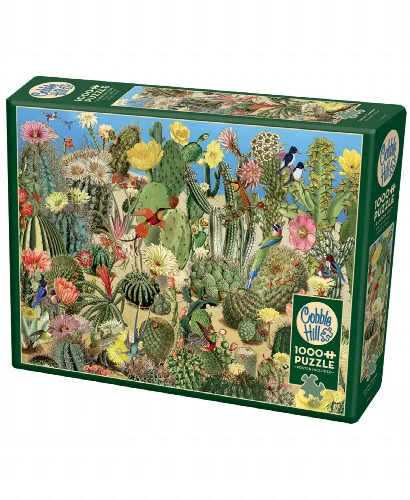 Cobble Hill Puzzle Company Barbara Behr - Cactus Garden - 1000 Piece - Image 1
