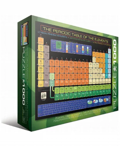 The Periodic Table of the Elements Jigsaw Puzzle - 1000 Piece - Image 1