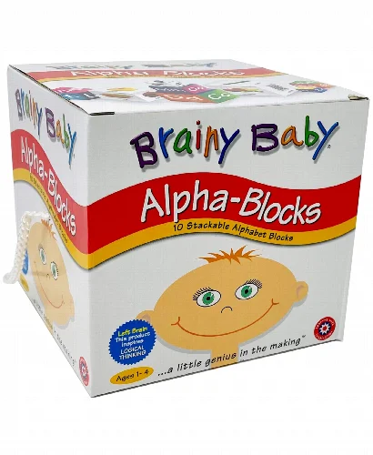University Games Brainy Baby Alpha-Blocks - Image 1