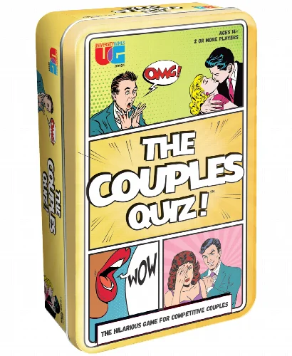 University Games The Couples Quiz Tin Set - Image 1