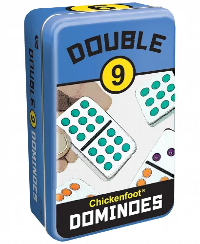 University Games Double 9 Chicken foot Dominoes - Image 1