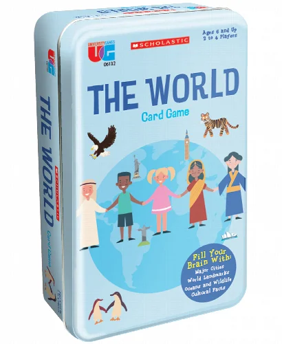 University Games Scholastic the World Card Game - Image 1