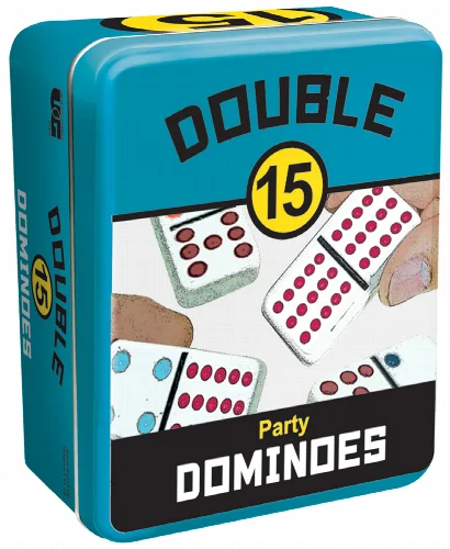 University Games Double 15 Party Dominoes - Image 1