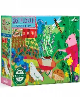 eeBoo Gardening Bear 20 Piece Jigsaw Puzzle Set, Ages 3 and up