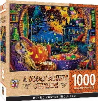 MasterPieces Halloween Jigsaw Puzzle - A Scary Night Outside - 1000 Piece