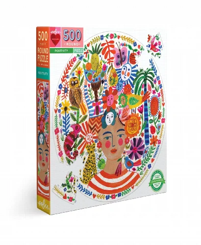 eeBoo Positivity Jigsaw Puzzle - 500 Piece - Image 1