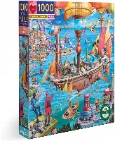 eeboo Steampunk Airship Jigsaw Puzzle - 1000 Piece