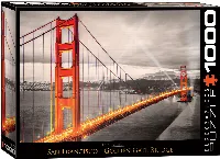 City Collection Jigsaw Puzzle - San Francisco Golden Gate Bridge - 1000 Piece