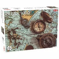 Tactic USA Vintage Sea Map Jigsaw Puzzle - 1000 Piece