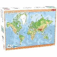 Tactic USA World Map - 1000 Piece