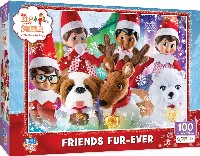 MasterPieces Elf on the Shelf Friends Fur-ever Christmas - 100 Piece