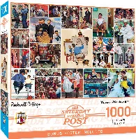 MasterPieces Norman Rockwell Saturday Evening Post Jigsaw Puzzle - Rockwell Collage - 1000 Piece