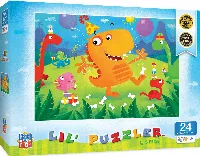 MasterPieces Lil Puzzler Jigsaw Puzzle - Dino Party Kids - 24 Piece
