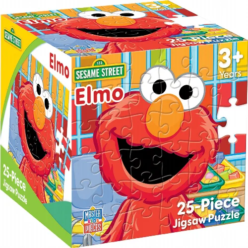 Sesame Street - Elmo - 25 Piece Square Puzzle - Image 1