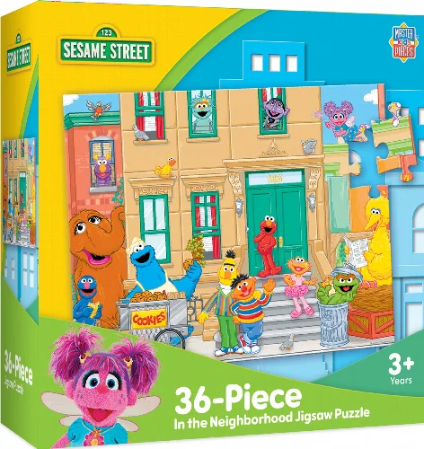 MasterPieces Sesame Street Jigsaw Puzzle - In the Neighborhood - 36 Piece - Image 1