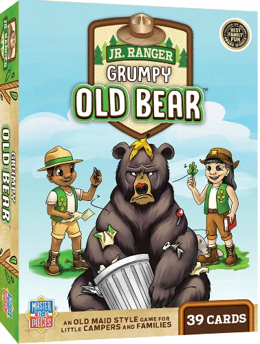 National Parks - Jr. Ranger Grumpy Old Bear Card Game - Image 1