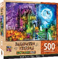 MasterPieces Holiday Glow in the Dark Jigsaw Puzzle - Halloween Terrors - 500 Piece