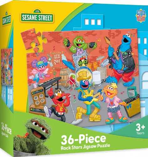 MasterPieces Sesame Street Jigsaw Puzzle - Rock Stars Kids - 36 Piece - Image 1