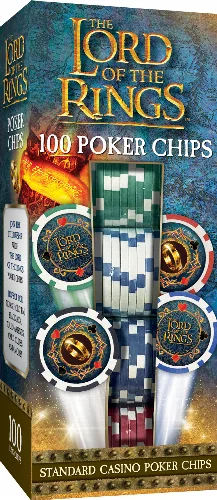 Lord of The Rings Collectible 100 Piece Poker Chips - Image 1