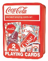 Coca Cola 2 Pack Playing Cards - 54 Card Deck