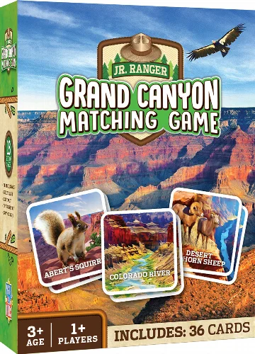Jr Ranger Grand Canyon Adventure Matching Game - Image 1