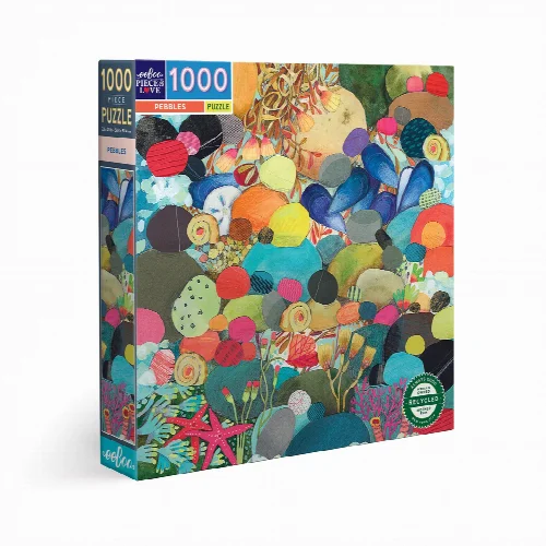 eeBoo Pebbles Jigsaw Puzzle - 1000 Piece - Image 1