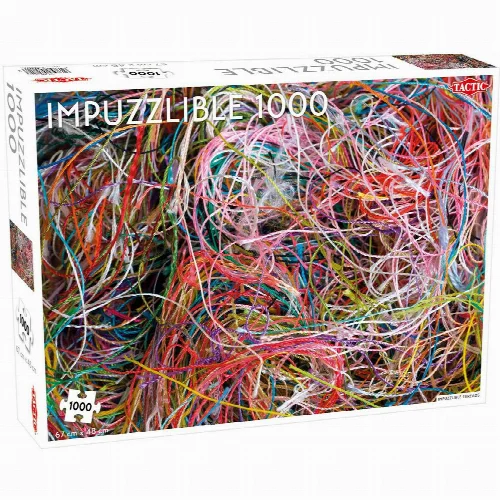 Impuzzlible Threads Jigsaw Puzzle - 1000 Piece - Image 1