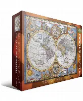 Antique World Map - 1000 Piece Puzzle