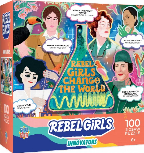 MasterPieces Rebel Girls Jigsaw Puzzle - Inventors - 100 Piece - Image 1
