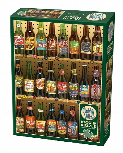 Cobble Hill Beer Collection Jigsaw Puzzle - 1000 Piece - Image 1