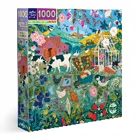 eeboo English Hedgerow Jigsaw Puzzle - 1000 Piece