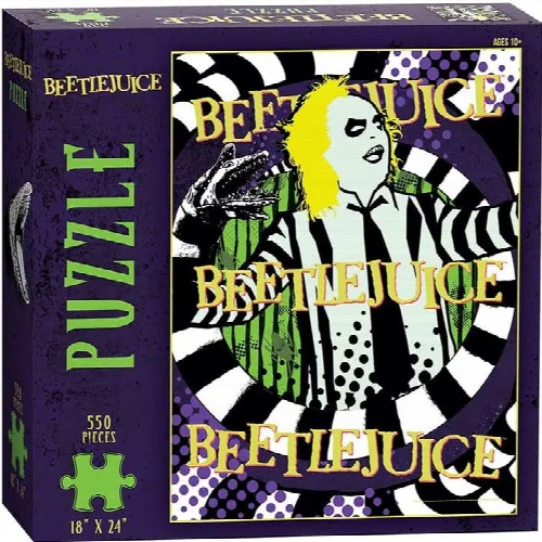 USAopoly Beetlejuice Ghost With The Most Jigsaw Puzzle - 550 Piece - Image 1