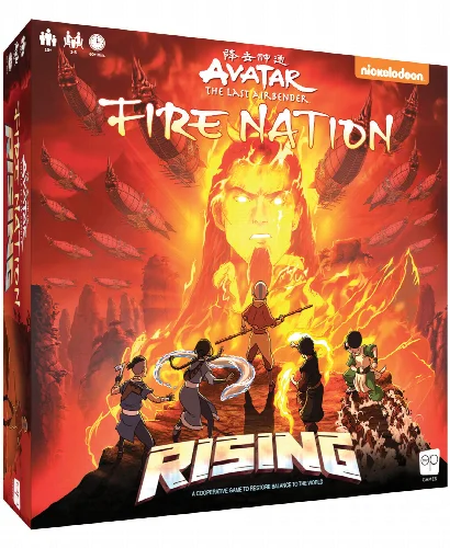 USAopoly Avatar - The Last Air Bender Fire Nation Rising Game - Image 1