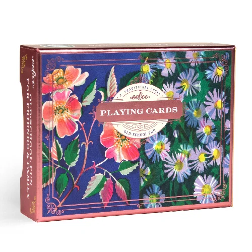 Roses & Asters Playing Cards - Image 1
