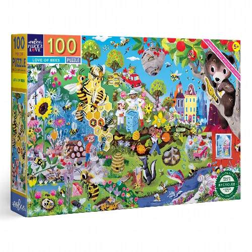 Love of Bees Jigsaw Puzzle - 100 Piece - Image 1