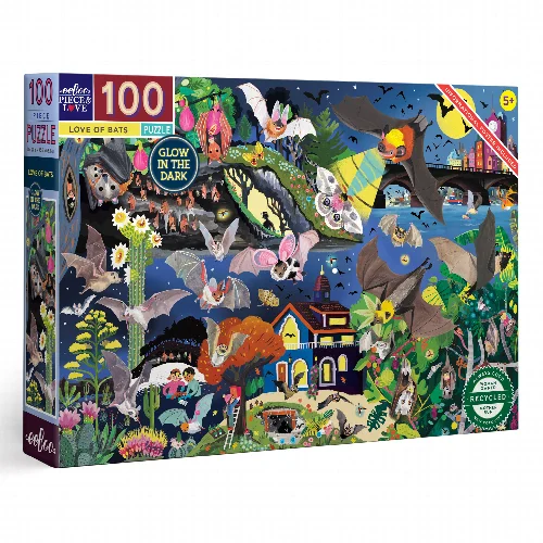 Love of Bats Jigsaw Puzzle - 100 Piece - Image 1