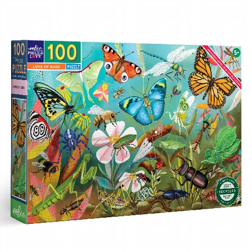 Love of Bugs Jigsaw Puzzle - 100 Piece - Image 1