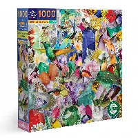 Hummingbirds and Gems Jigsaw Puzzle - 1000 Piece