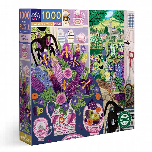 Lavender Kitchen Jigsaw Puzzle - 1000 Piece - Image 1