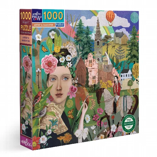 Artist & Daughter Jigsaw Puzzle - 1000 Piece - Image 1