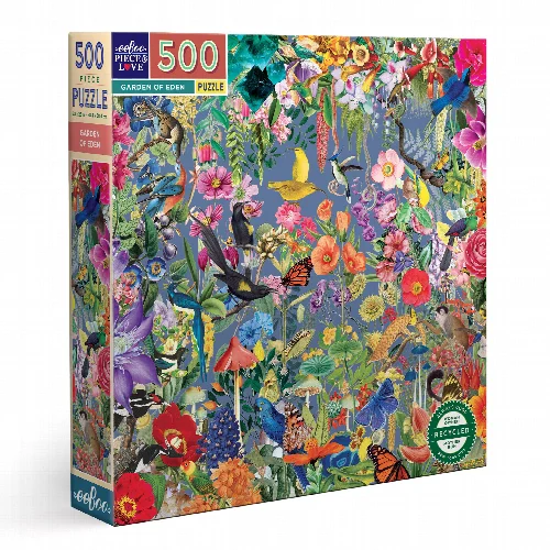 Garden of Eden Square Jigsaw Puzzle - 500 Piece - Image 1