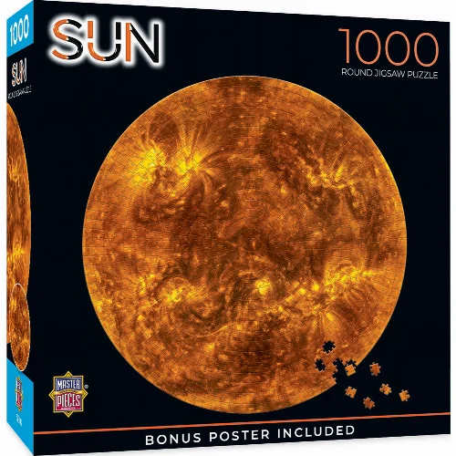 MasterPieces Solar System Jigsaw Puzzle - The Sun - 1000 Piece - Image 1