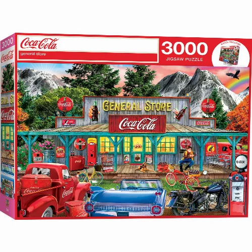 MasterPieces Coke General Store Jigsaw Puzzle - 3000 Piece - Image 1