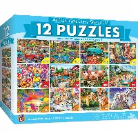 MasterPieces Artist Gallery V2 Jigsaw Puzzle 12-Pack