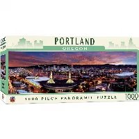MasterPieces American Vista Panoramic Jigsaw Puzzle - Portland - 1000 Piece