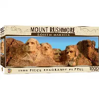 MasterPieces American Vista Panoramic Jigsaw Puzzle - Mount Rushmore National Memorial - 1000 Piece