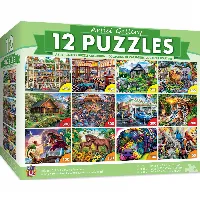 MasterPieces Artist Gallery Jigsaw Puzzle 12-Pack