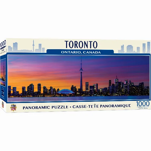 MasterPieces American Vista Panoramic Jigsaw Puzzle - Toronto - 1000 Piece - Image 1